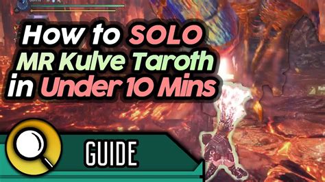 kulve taroth solo|solo kulve taroth mr tips.